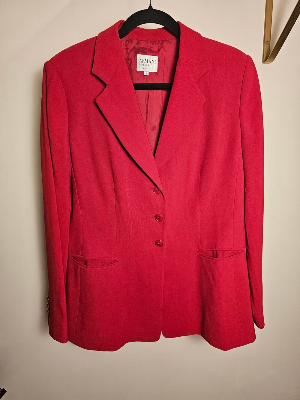 Armani Collezioni Red Blazer